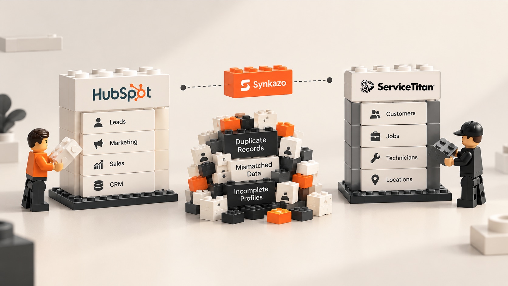 Disconnected customer information between ServiceTitan and HubSpot