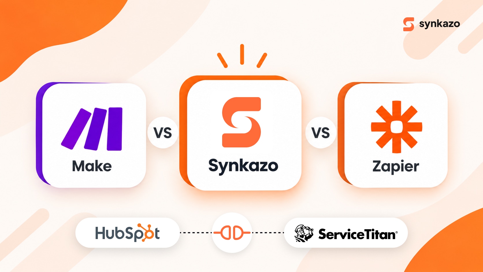Synkazo, Make, and Zapier comparison